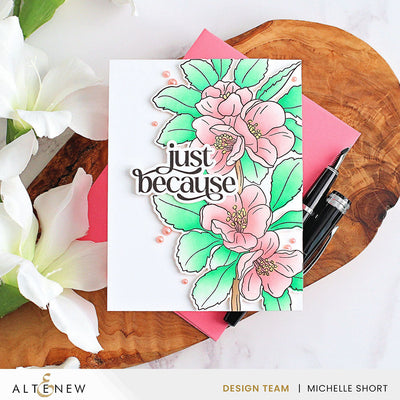 Dies Build-A-Garden: Flowering Quince Add-On Die Set