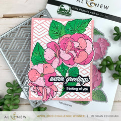 Dies Build-A-Garden: Frilly Begonia Add-on Die Set