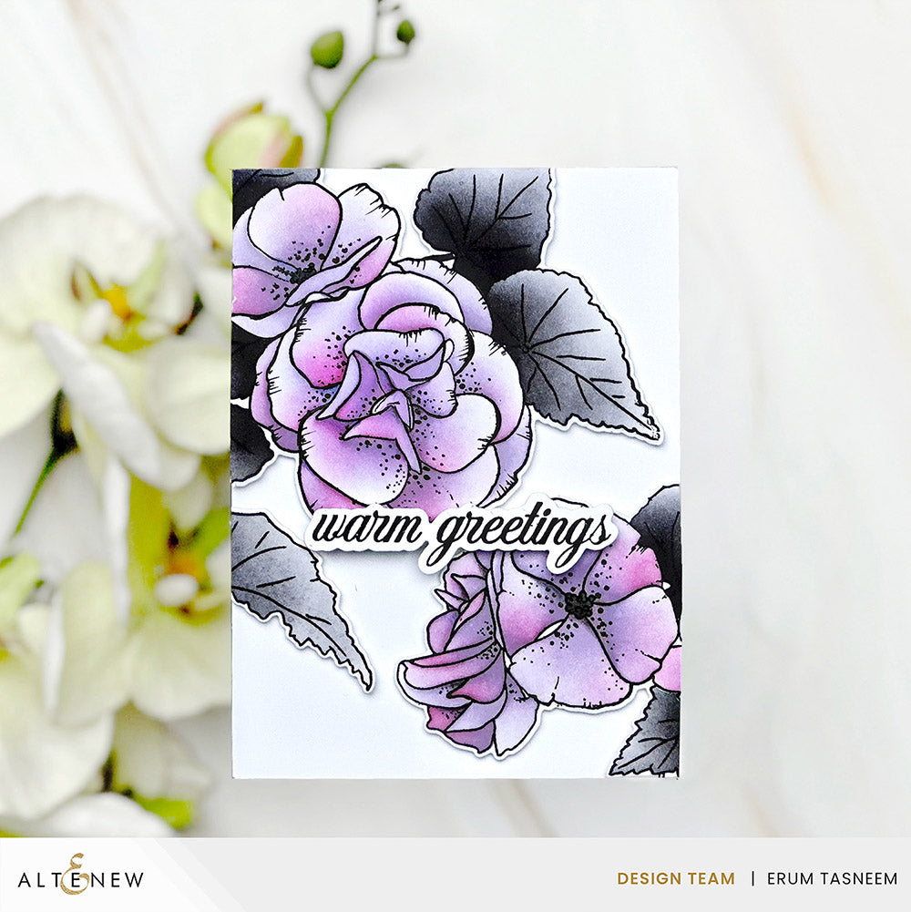 Dies Build-A-Garden: Frilly Begonia Add-on Die Set