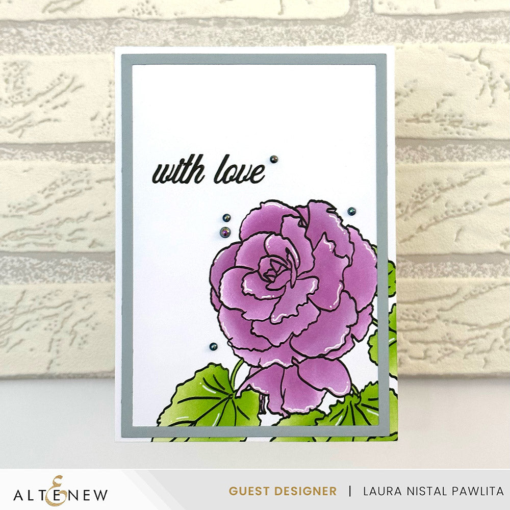 Dies Build-A-Garden: Frilly Begonia Add-on Die Set