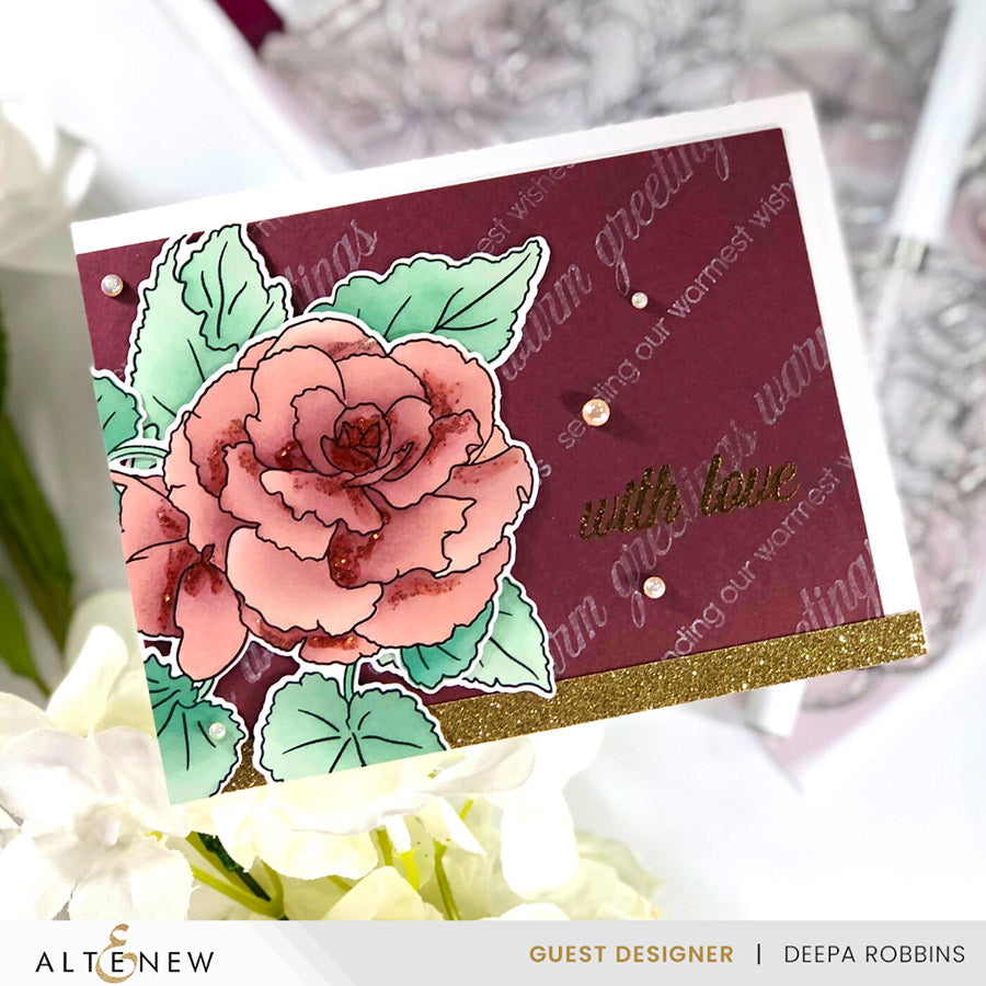 Dies Build-A-Garden: Frilly Begonia Add-on Die Set