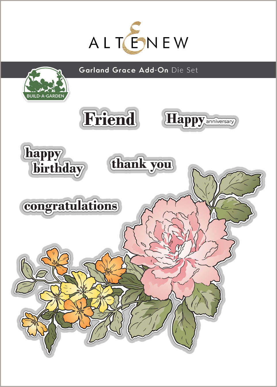Dies Build-A-Garden: Garland Grace Add-On Die Set
