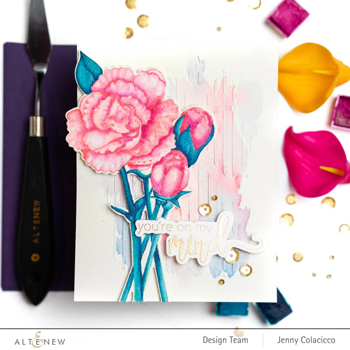 Dies Build-A-Garden: Grand Carnations Add-On Die Set