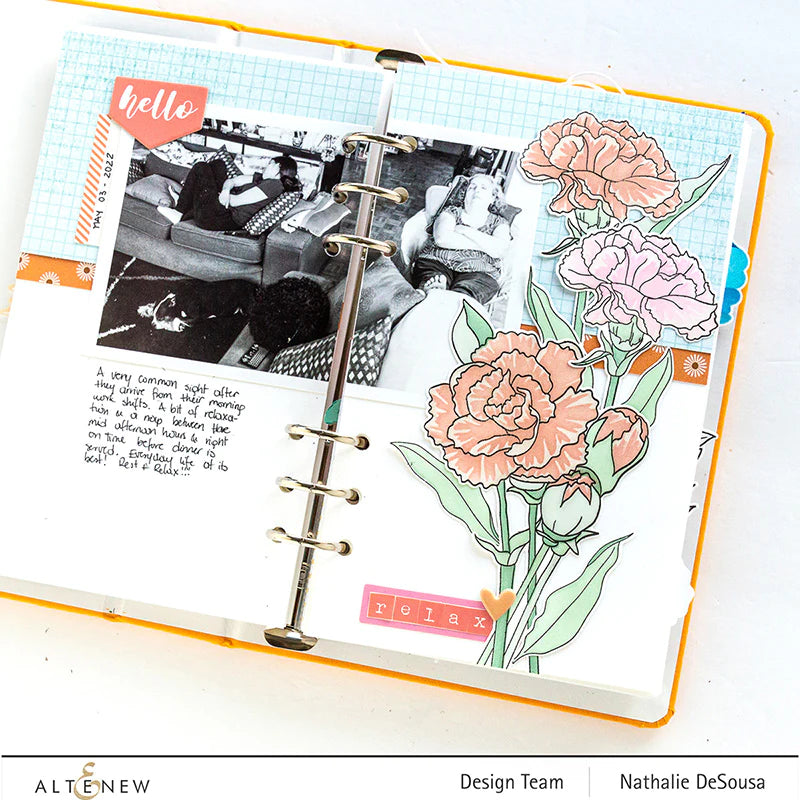 Dies Build-A-Garden: Grand Carnations Add-On Die Set