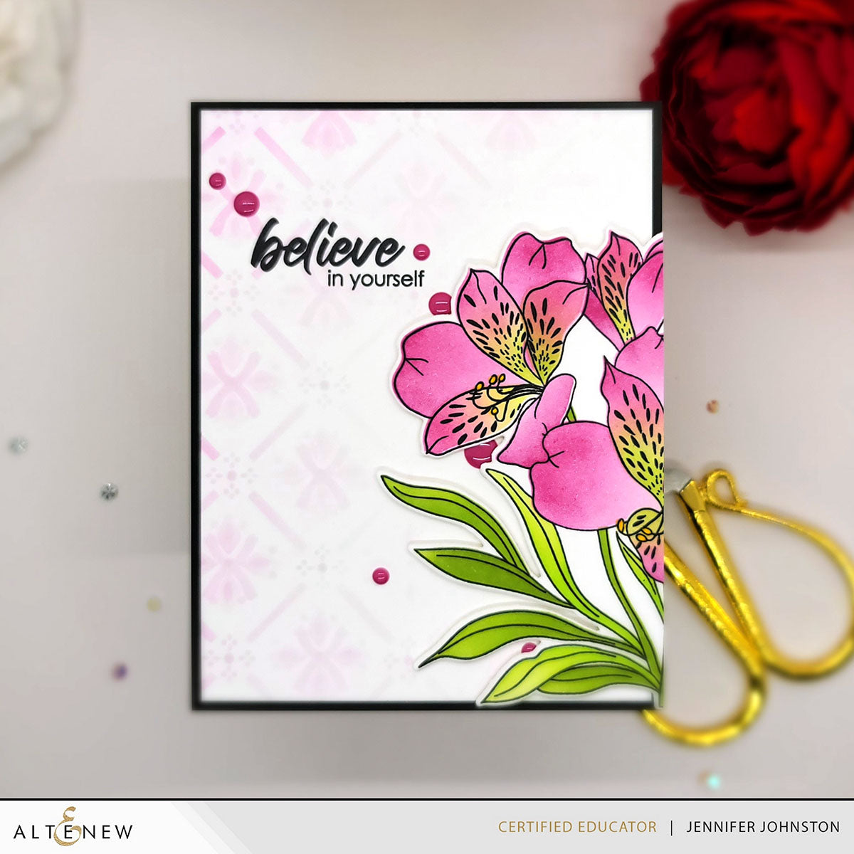 Dies Build-A-Garden: Peruvian Lily Add-On Die Set