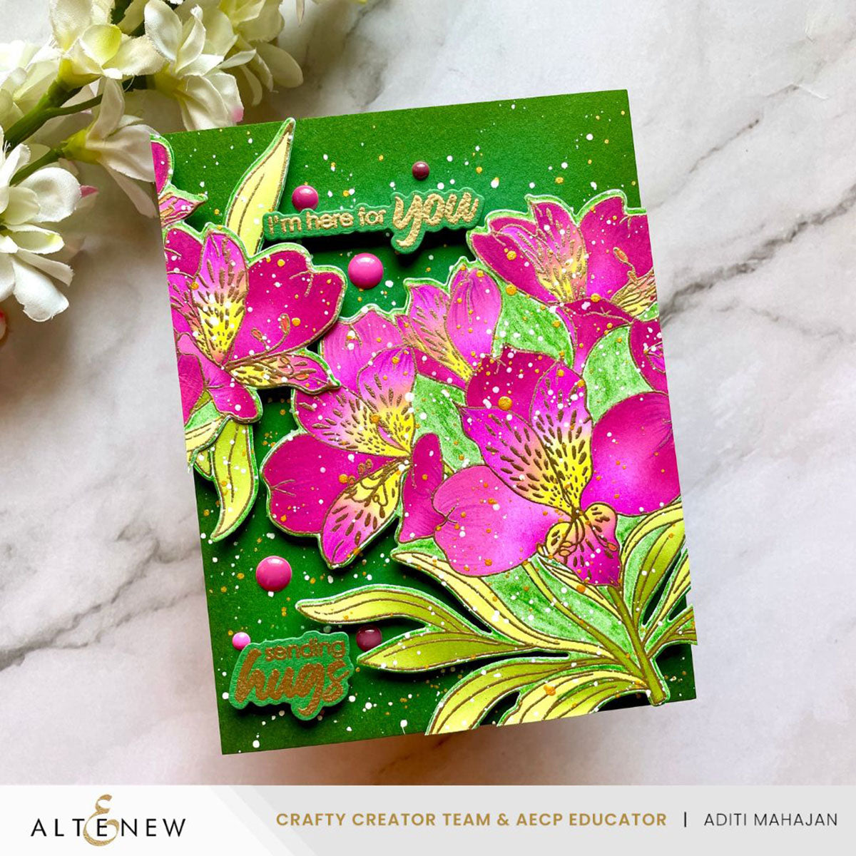 Dies Build-A-Garden: Peruvian Lily Add-On Die Set