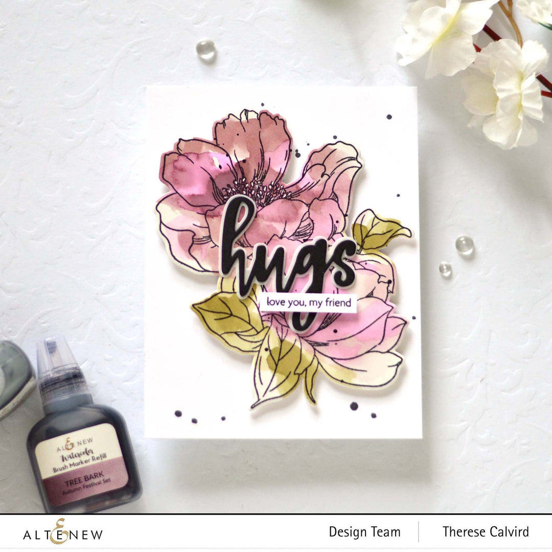 Dies Build-A-Garden: Pristine Peonies Add-On Die Set