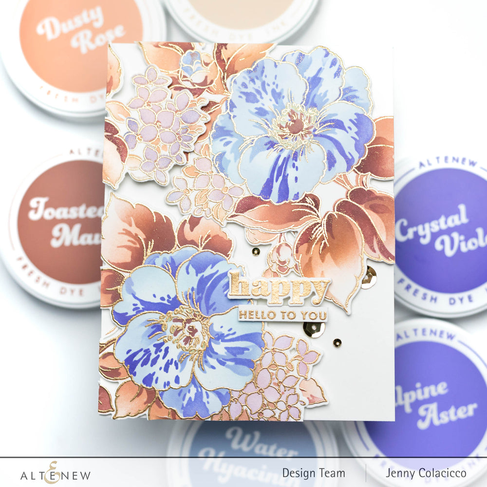 Dies Build-A-Garden: Rosa Gallica Add-On Die Set