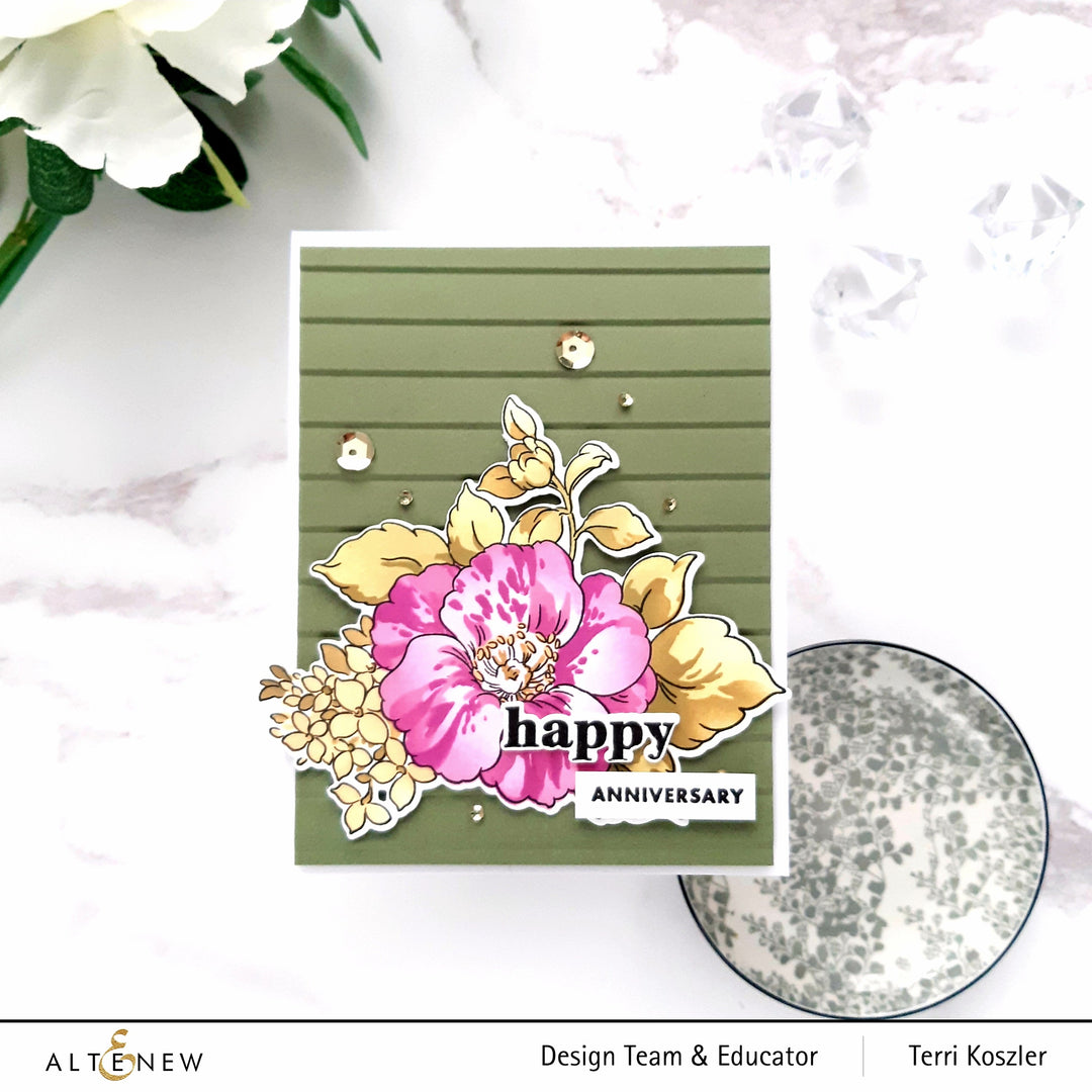 Dies Build-A-Garden: Rosa Gallica Add-On Die Set
