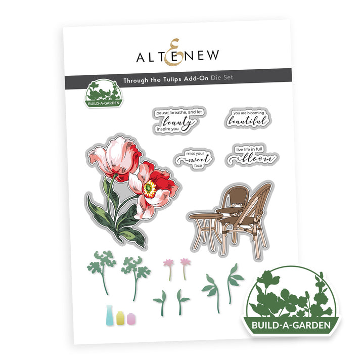 Dies Build-A-Garden: Through the Tulips Add-on Die Set