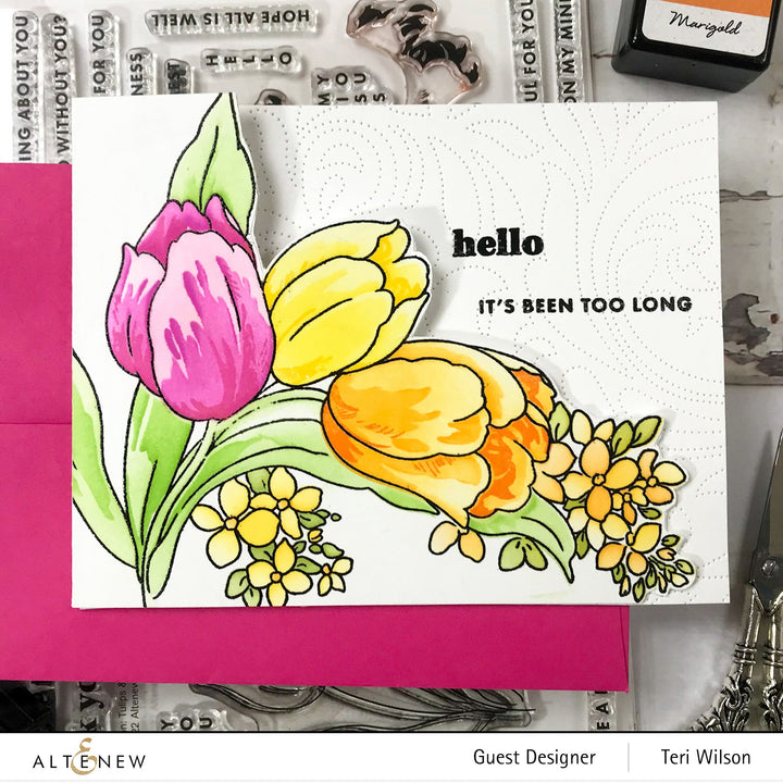 Dies Build-A-Garden: Tulips & Friends Add-on Die