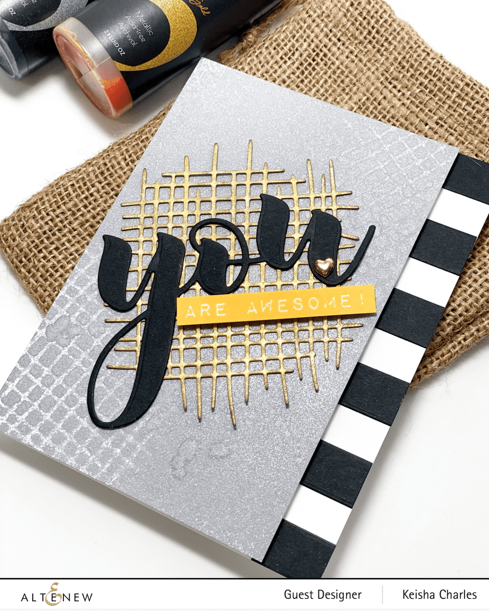 Dies Burlap Texture Die