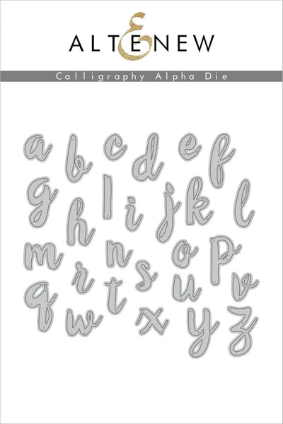 Dies Calligraphy Alpha Die Set