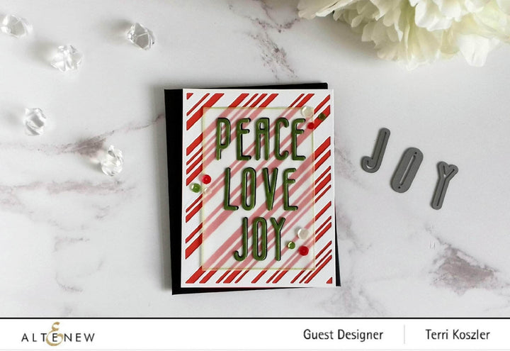 Dies Candy Cane Stripe Cover Die