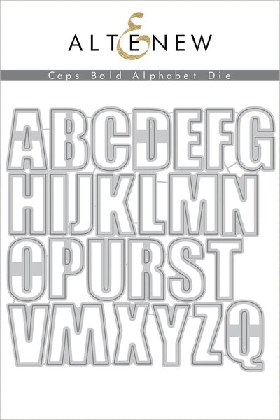 Dies Caps Bold Alphabet Die Set