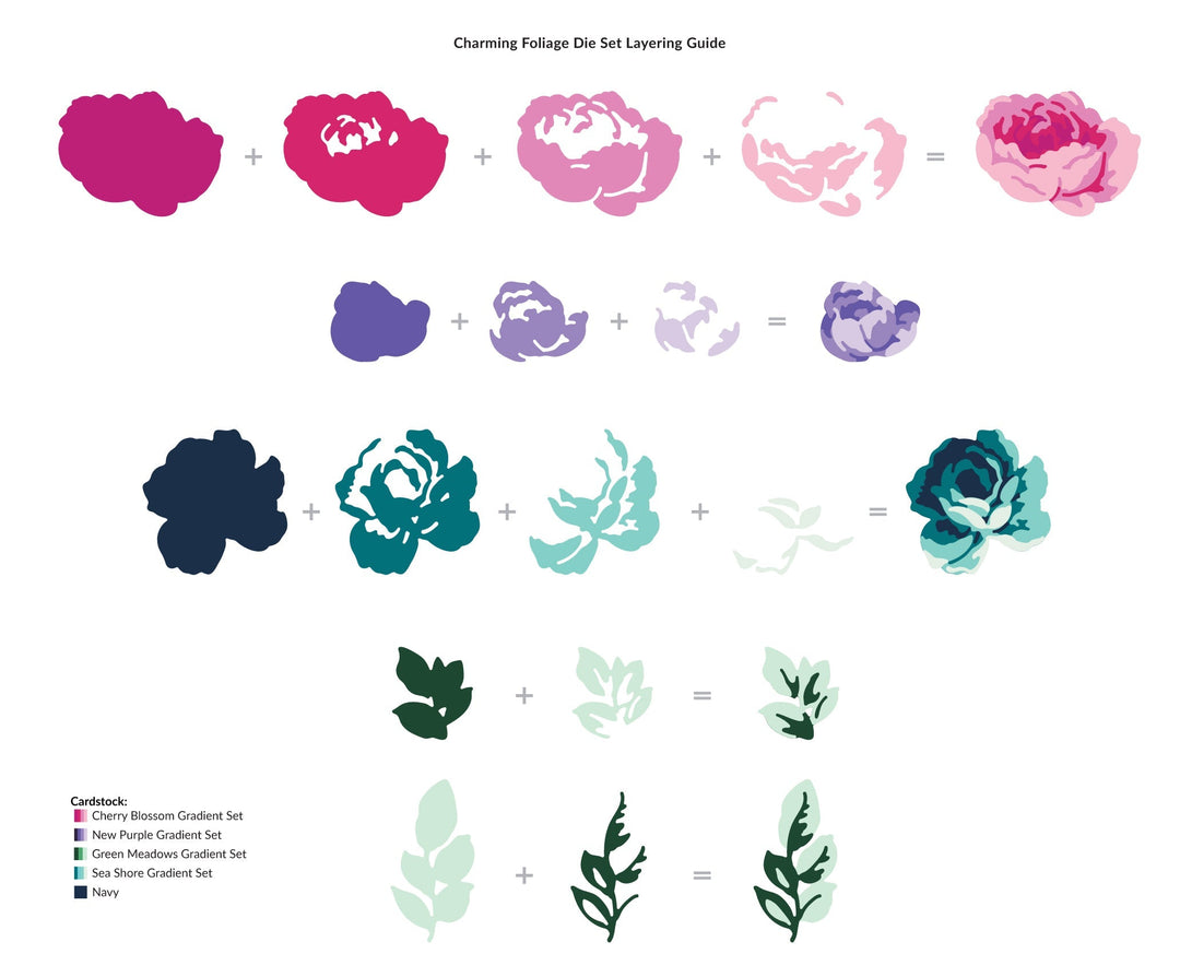 Dies Charming Foliage Die Set