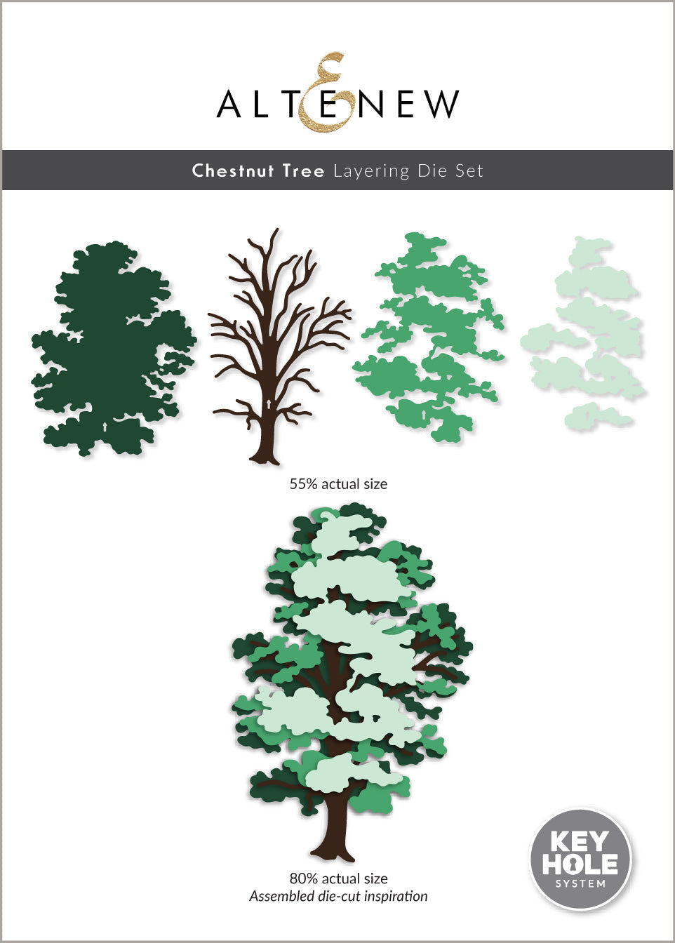 Dies Chestnut Tree Layering Die Set