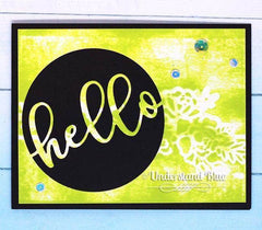 Dies Circled Greetings: Hello Die