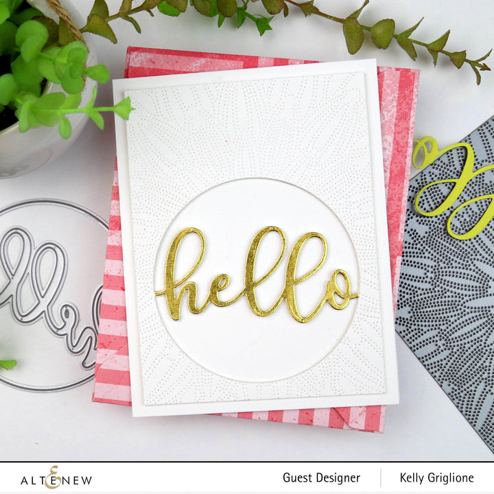 Dies Circled Greetings: Hello Die