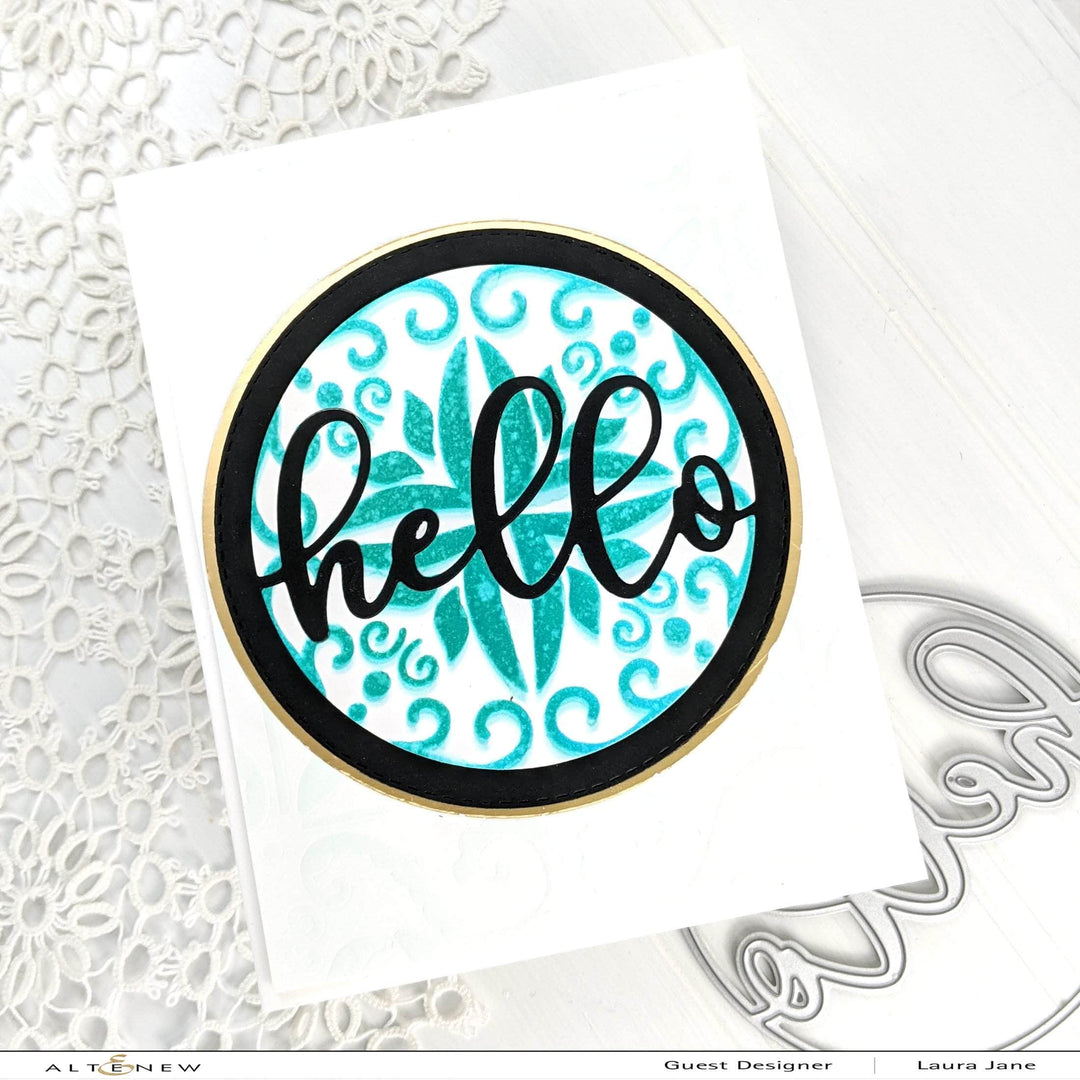 Dies Circled Greetings: Hello Die