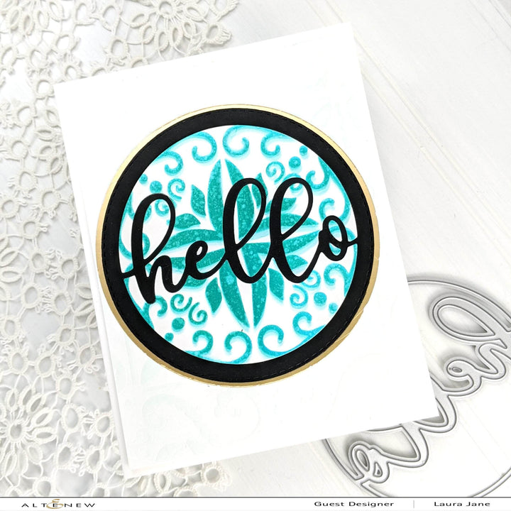 Dies Circled Greetings: Hello Die