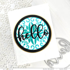 Dies Circled Greetings: Hello Die