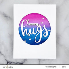 Dies Circled Greetings: Hugs Die