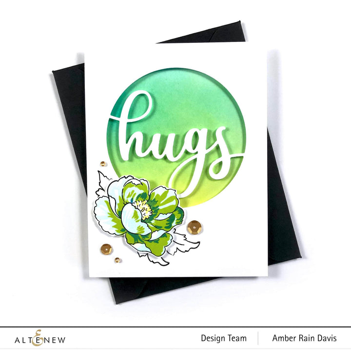 Dies Circled Greetings: Hugs Die