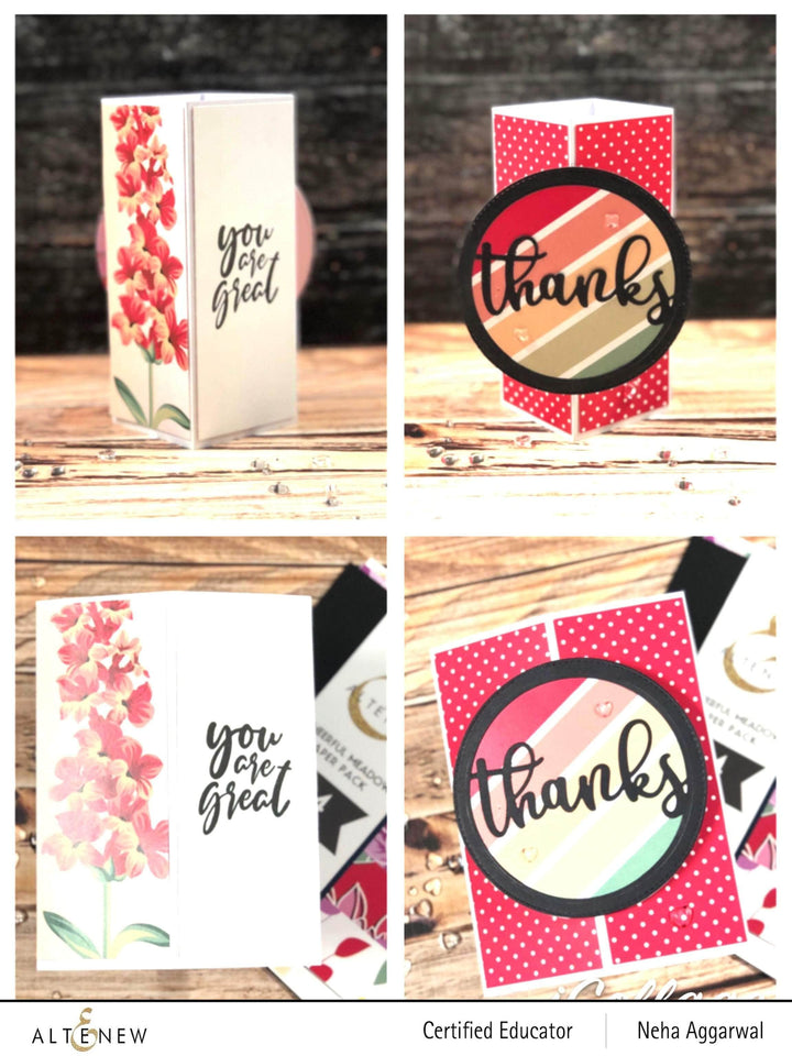 Dies Circled Greetings: Thanks Die