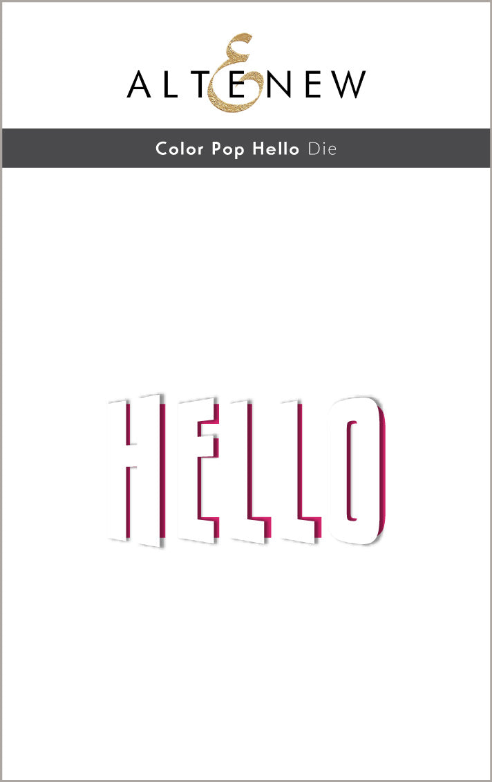 Dies Color Pop Hello Die