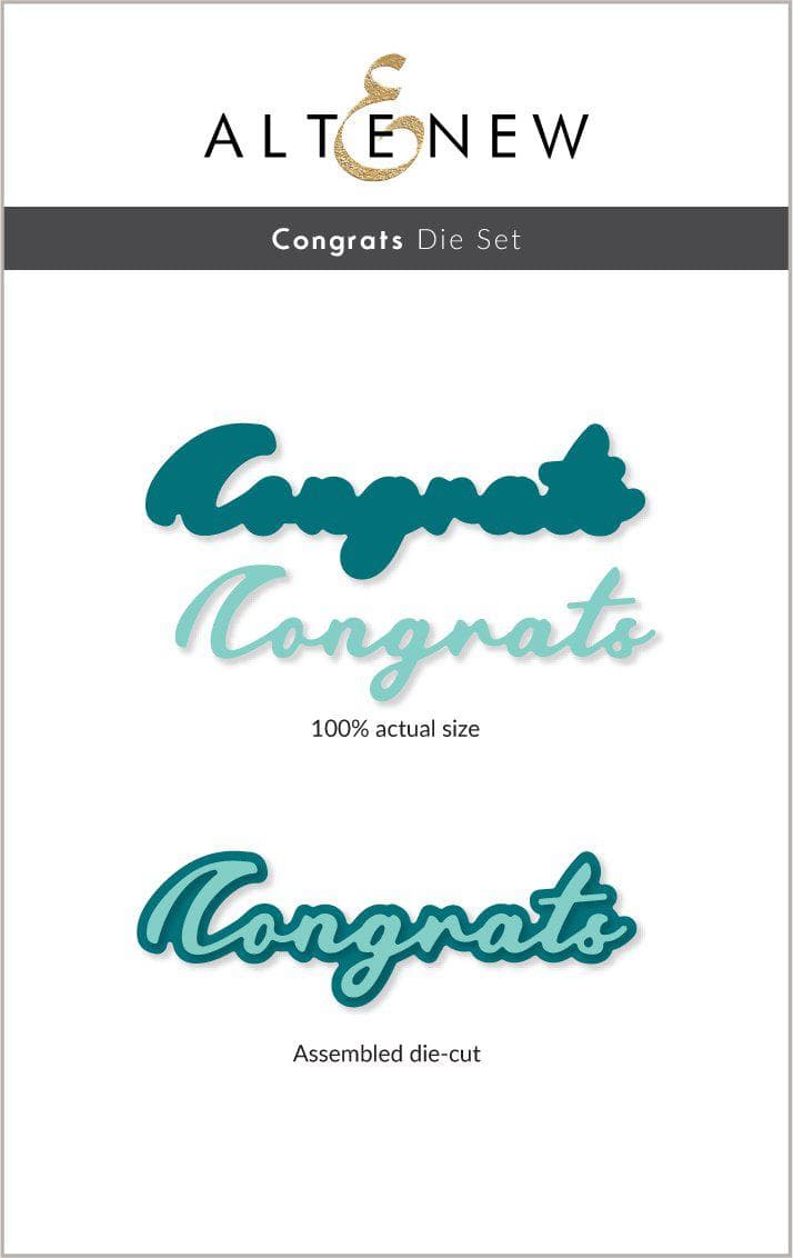 Dies Congrats Die Set