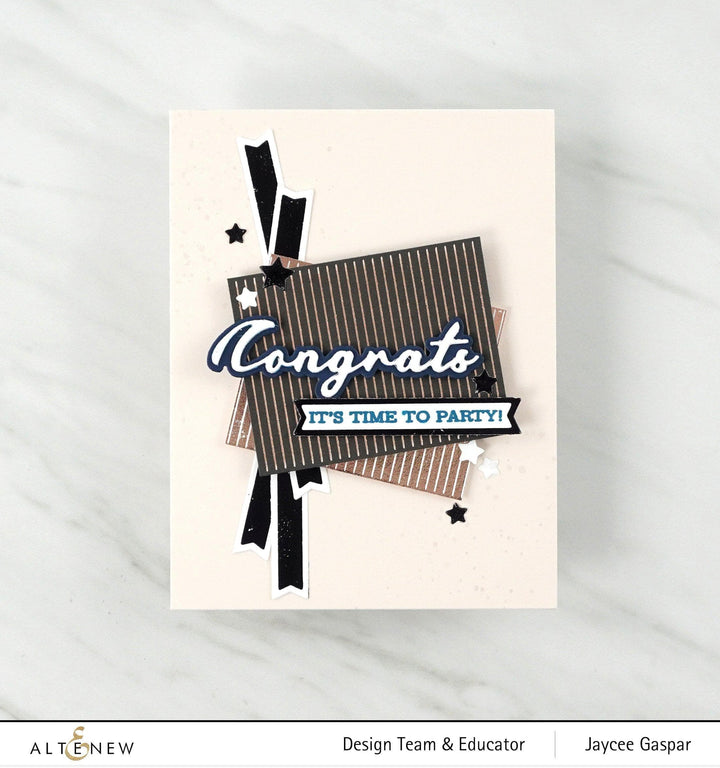 Dies Congrats Die Set