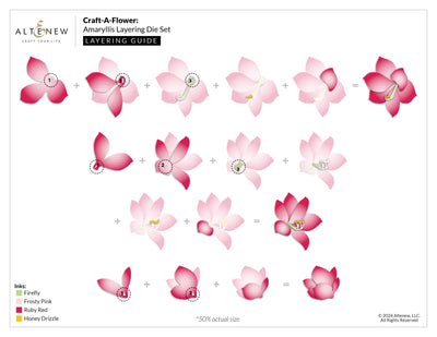 Dies Craft-A-Flower: Amaryllis Die Set
