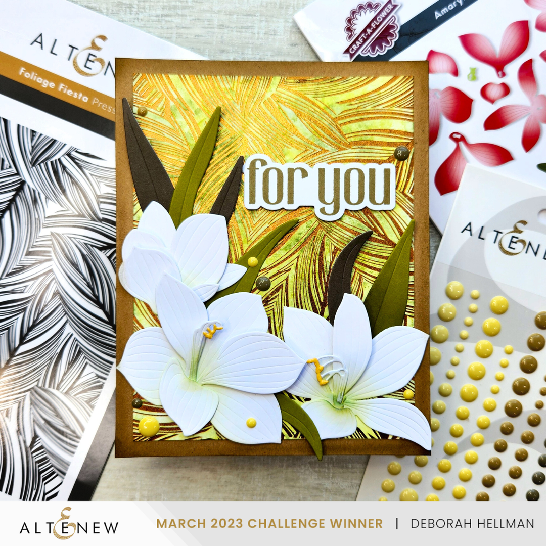 Dies Craft-A-Flower: Amaryllis Die Set