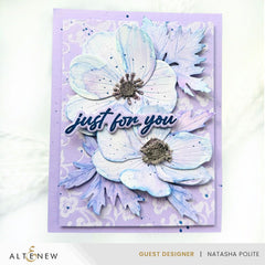 Dies Craft-A-Flower: Anemone Blue Poppy Layering Die Set