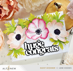 Dies Craft-A-Flower: Anemone Blue Poppy Layering Die Set