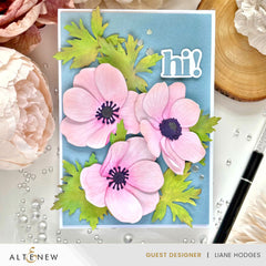 Dies Craft-A-Flower: Anemone Blue Poppy Layering Die Set