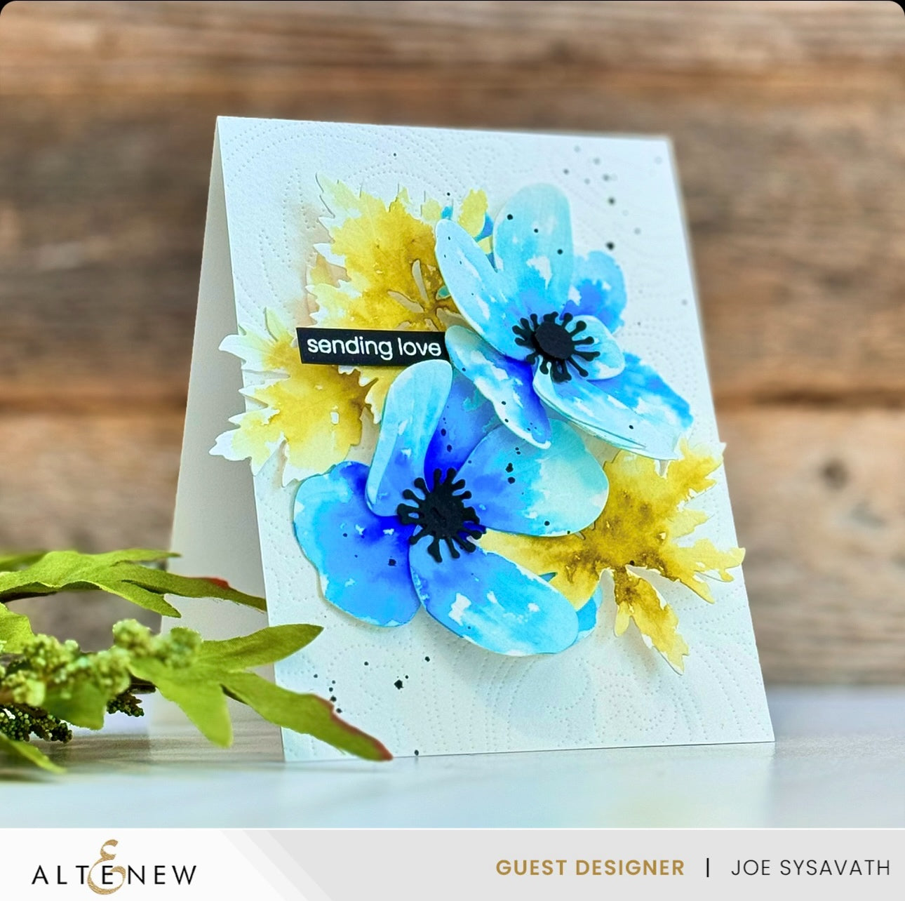 Dies Craft-A-Flower: Anemone Blue Poppy Layering Die Set