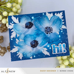 Dies Craft-A-Flower: Anemone Blue Poppy Layering Die Set