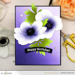 Dies Craft-A-Flower: Anemone Blue Poppy Layering Die Set