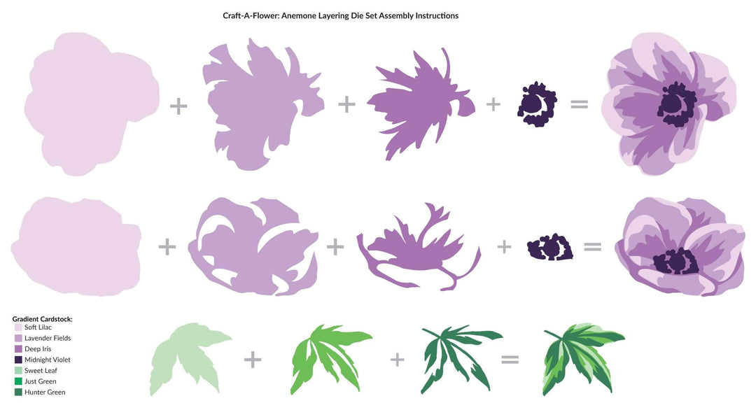 Dies Craft-A-Flower: Anemone Layering Die Set