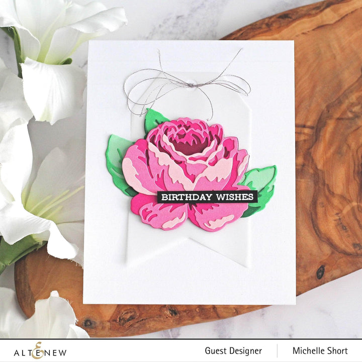 Dies Craft-A-Flower: Antique Rose Layering Die Set