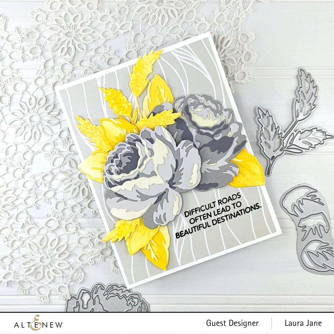 Dies Craft-A-Flower: Antique Rose Layering Die Set