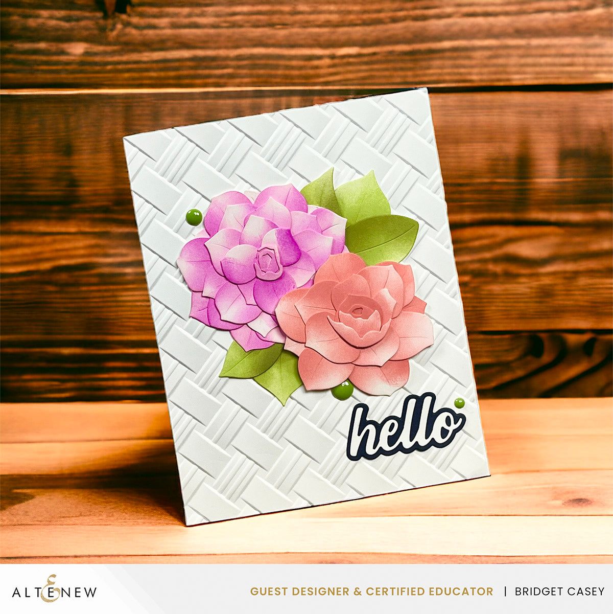 Dies Craft-A-Flower: April Kiss Camellia Layering Die Set