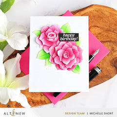 Dies Craft-A-Flower: April Kiss Camellia Layering Die Set