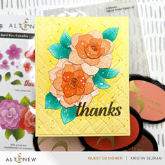 Dies Craft-A-Flower: April Kiss Camellia Layering Die Set