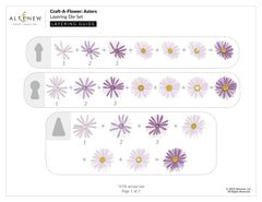 Dies Craft-A-Flower: Asters Layering Die Set