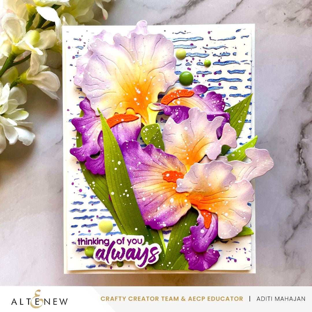 Dies Craft-A-Flower: Bearded Iris Layering Die Set