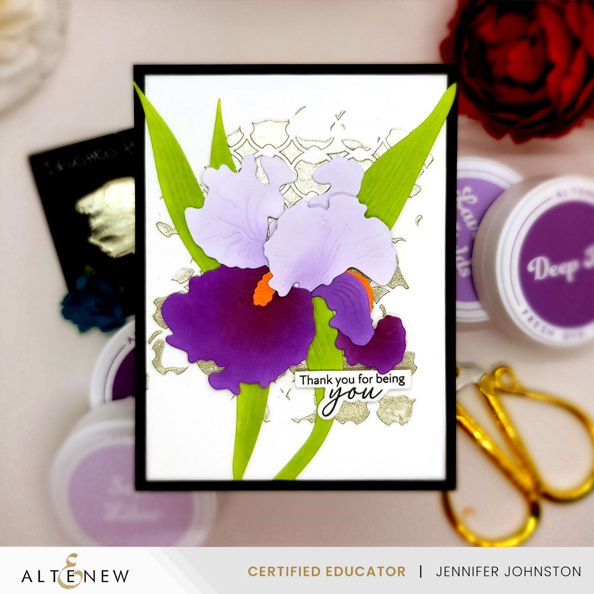 Dies Craft-A-Flower: Bearded Iris Layering Die Set