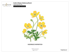 Dies Craft-A-Flower: Buttercup Bunch Layering Die Set